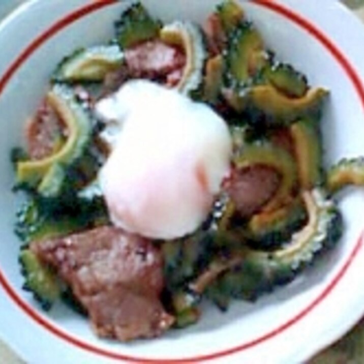 牛カルビ皿featuringゴーヤー